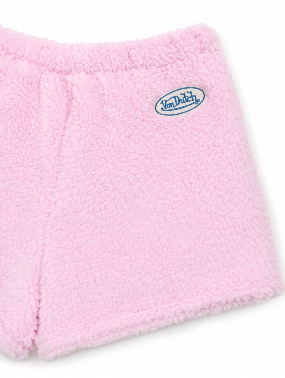 Sherpa VON DUTCH Pink Shorts Girls 14/16 Women’s XS NWT